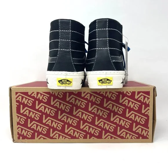 Vans Sk8 Hi 138 Decon Canvas Leather Black Skateboarding Women's S VN0A3MV16BD - Picture 6 of 11